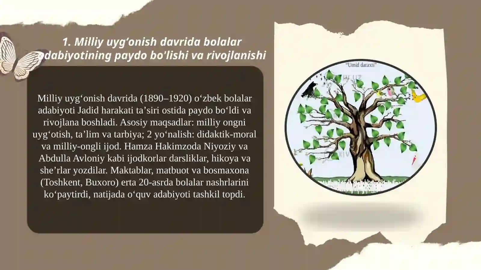 Milliy uygʻonish davri oʻzbek bolalar adabiyoti 3