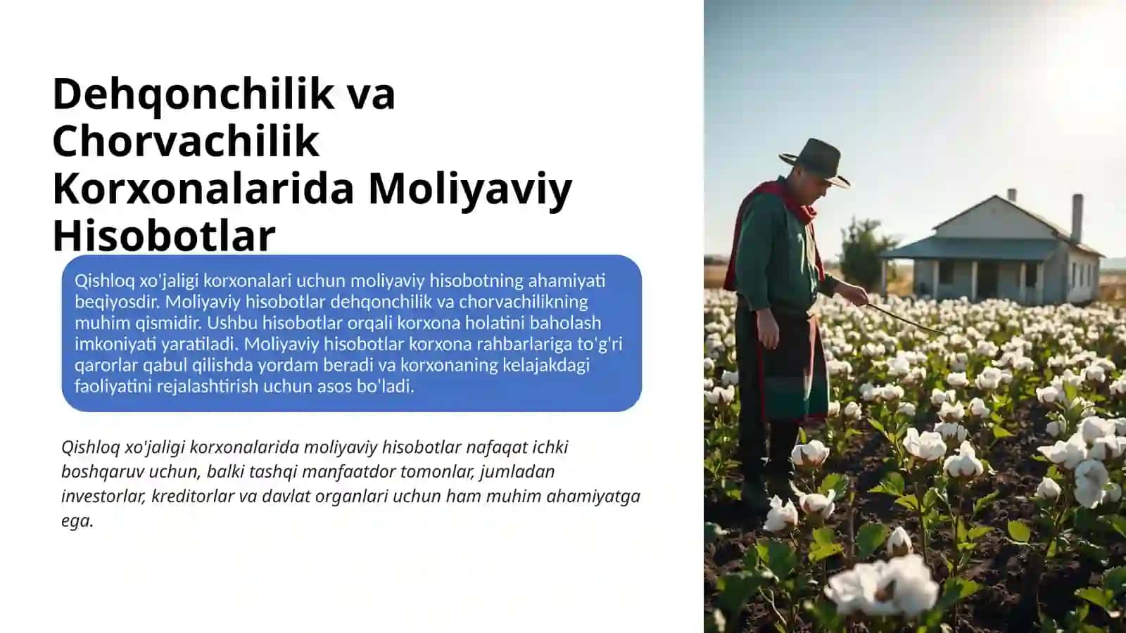 Dehqonchilik va Chorvachilik Korxonalarida Moliyaviy Hisobotlar 3