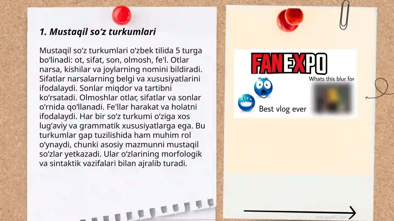 Soʻz turkumlar paradigmasi.Mustaqil va yordamchi soʻz turkumlari 3