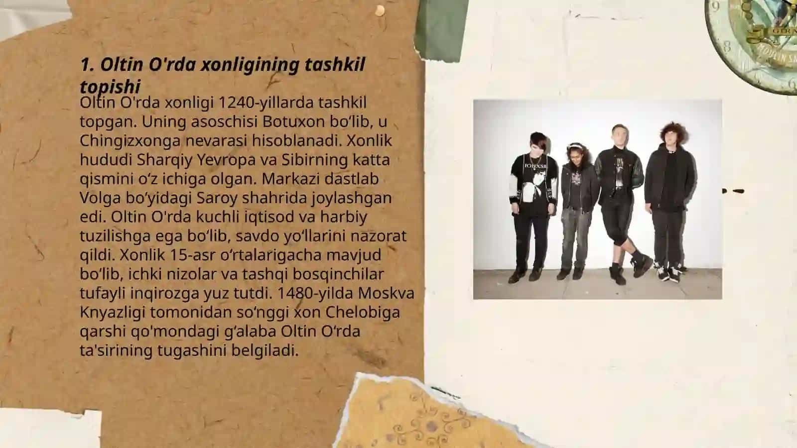 Oltin O'rda xonligining tashkil topishi 3