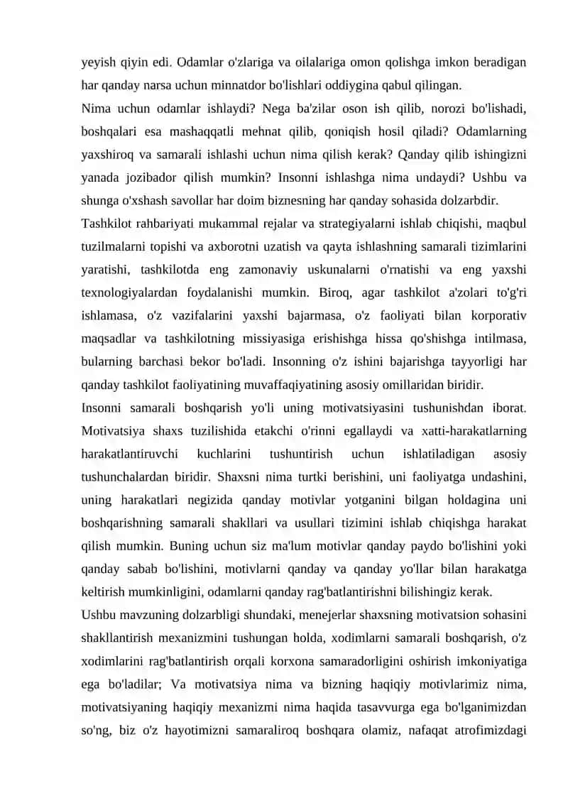 TASHKILOTLARDA XODIMLAR MEHNATINI RAG'BATLANTIRISH TIZIMI 3