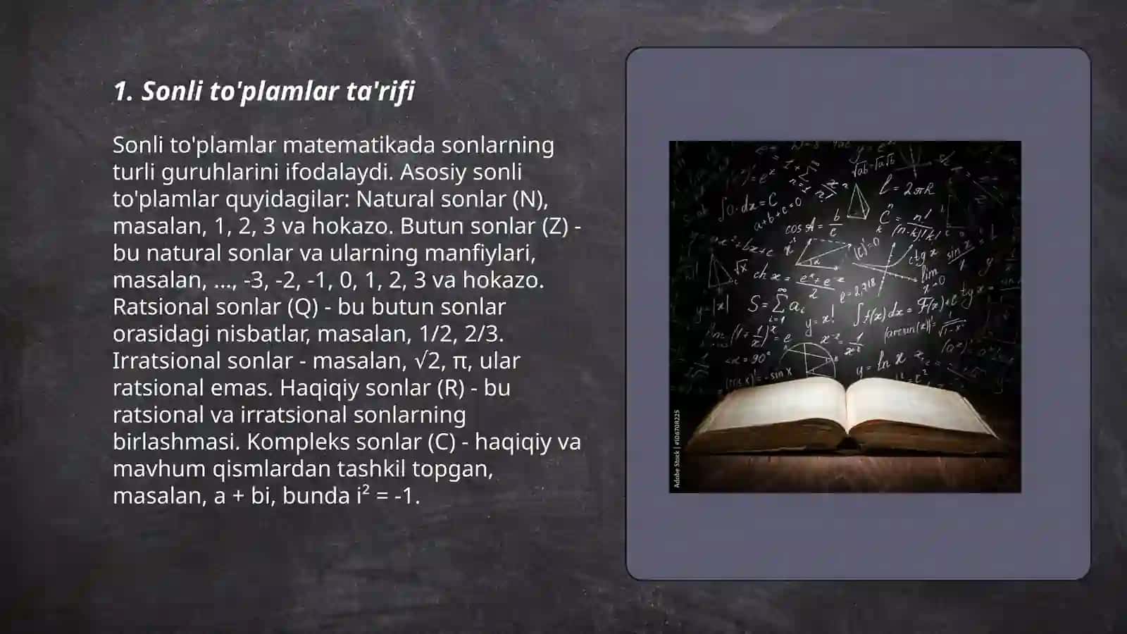 Sonli to'plamlar haqida malumot 3