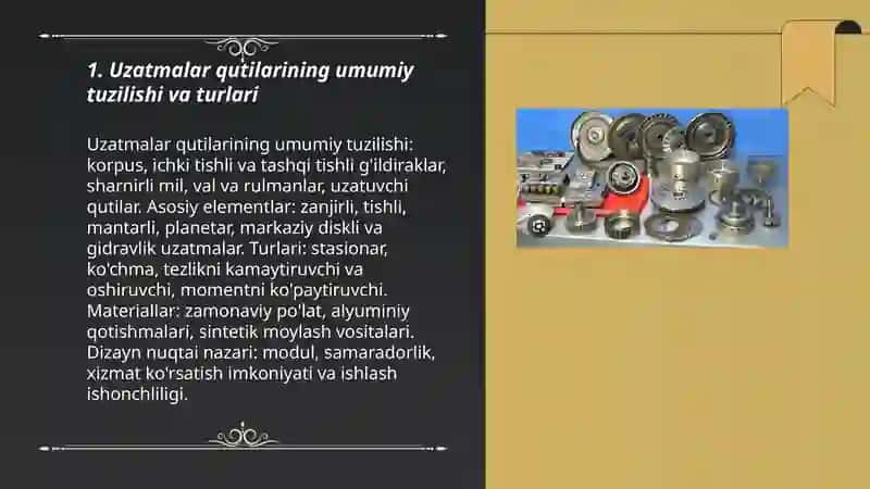 Uzatmalar qutilari konstruksiyasi 3