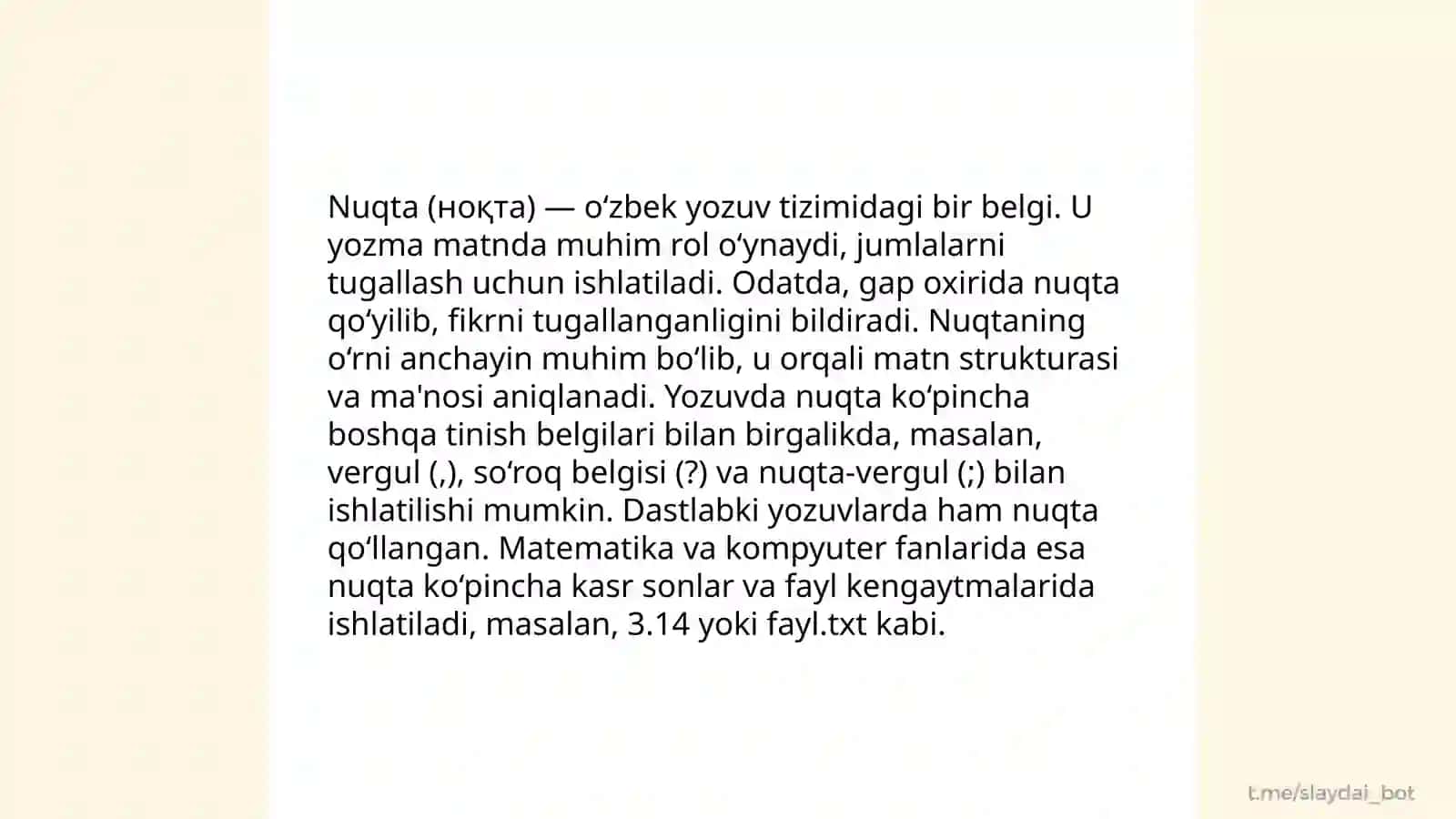 Punktuatsiya tamoyillari 3
