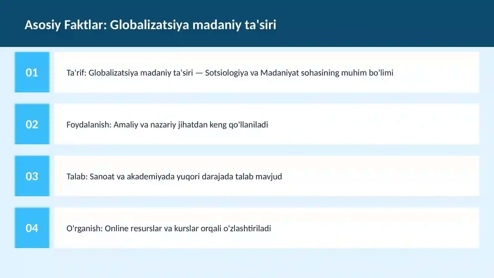 Globalizatsiya madaniy ta'siri 3