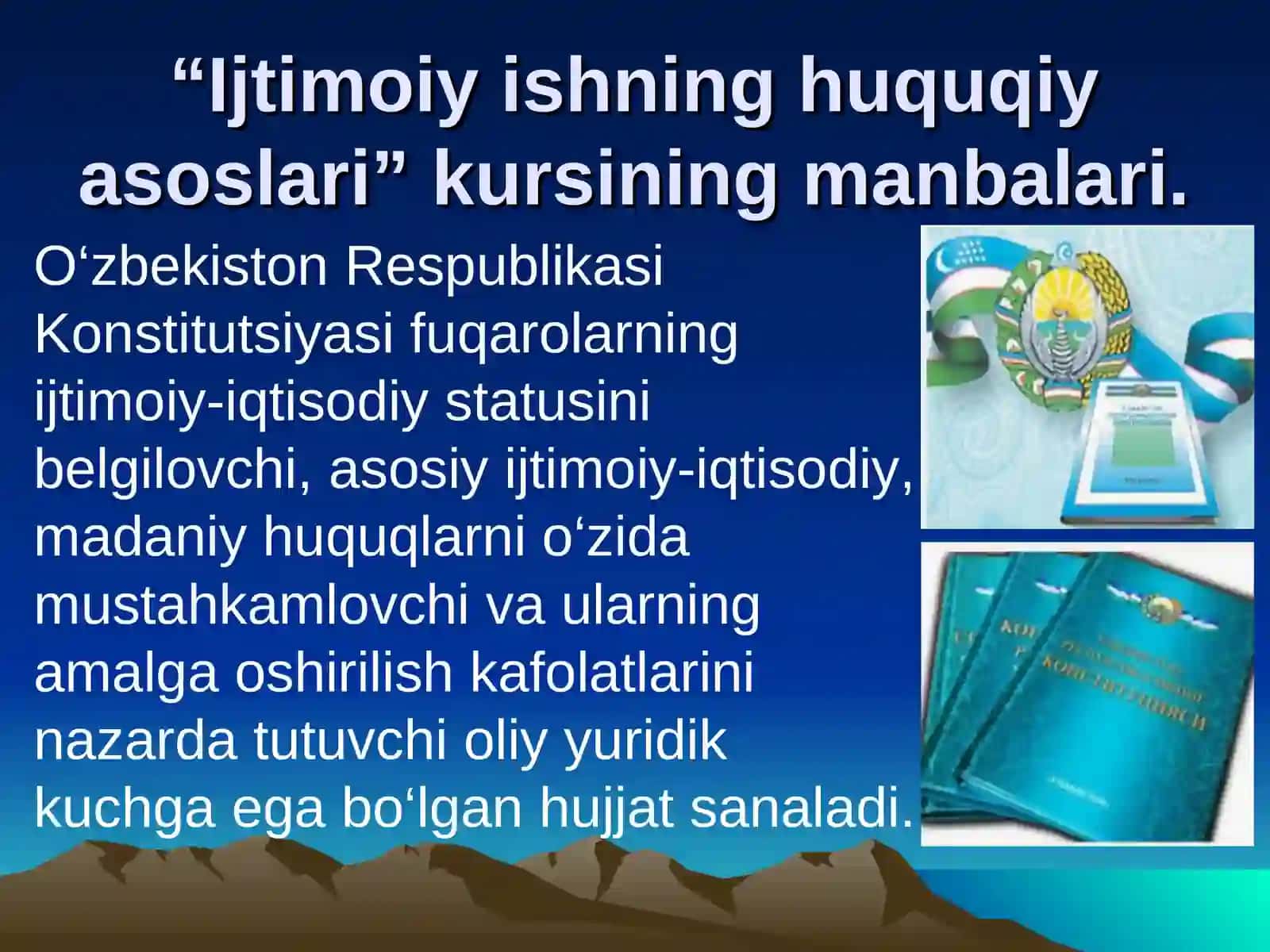 IJTIMОIY ISHNING HUQUQIY ASOSLАRI 3