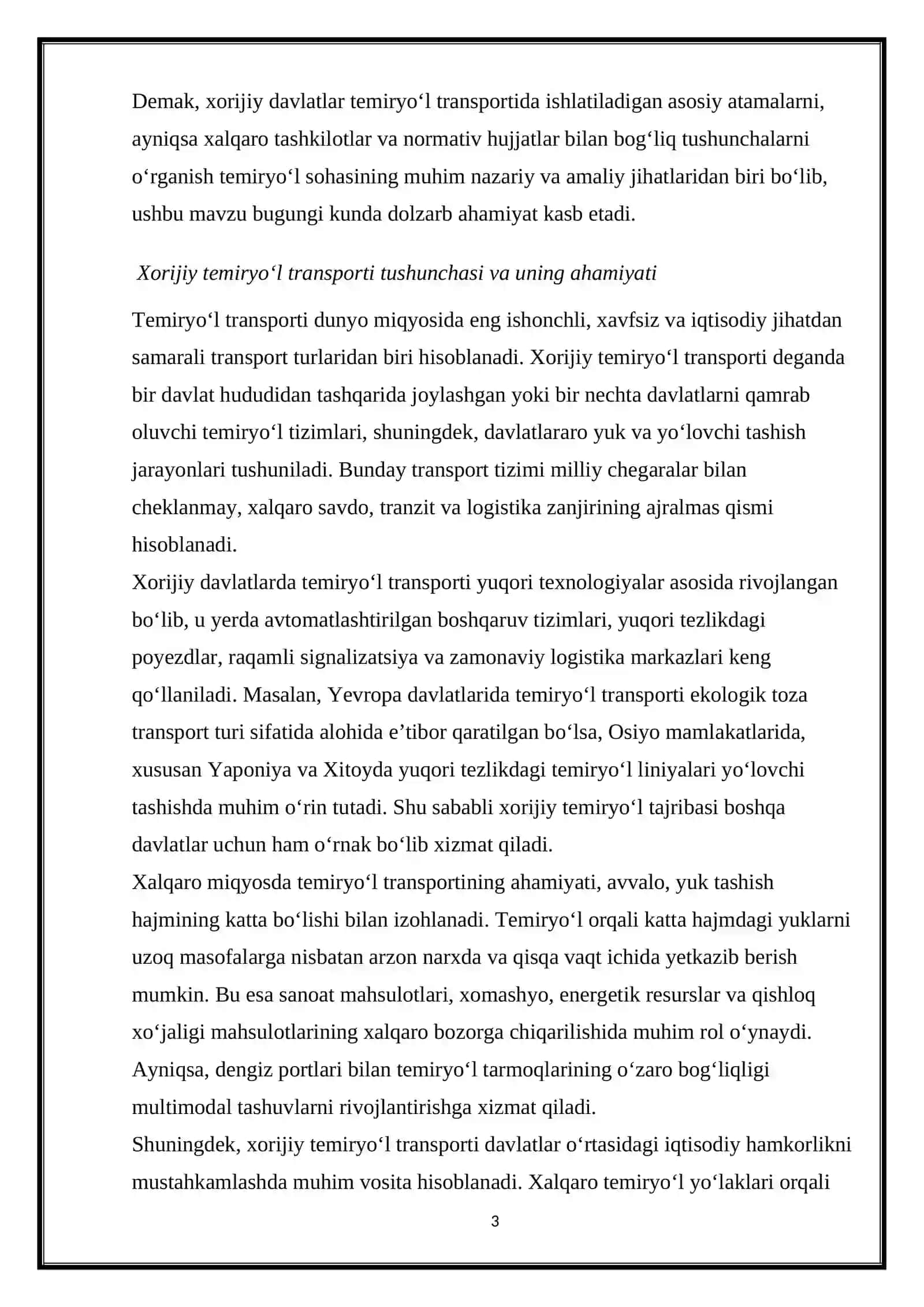 Xorijiy davlatlar temiryo‘l transportida ishlatiladigan asosiy atamalar 3