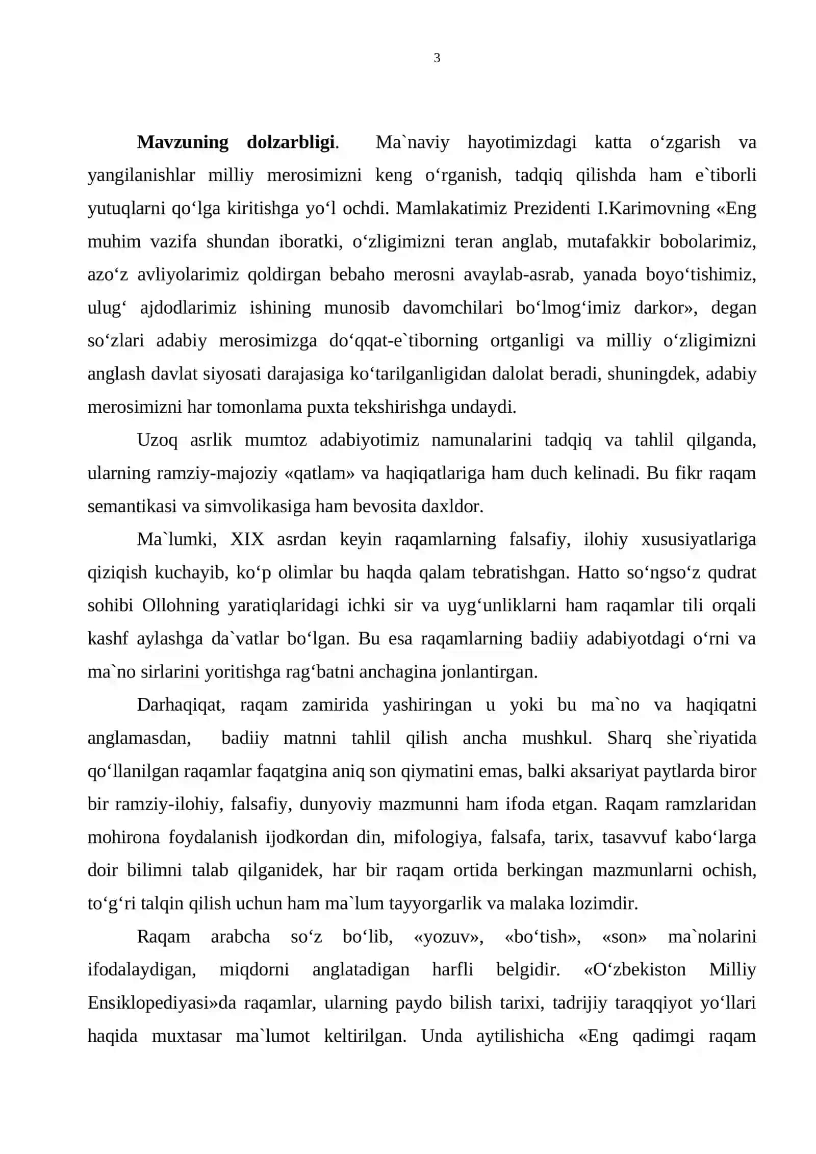 Alisher Navoiy she`riyatida ramziy raqamlar talqini 3