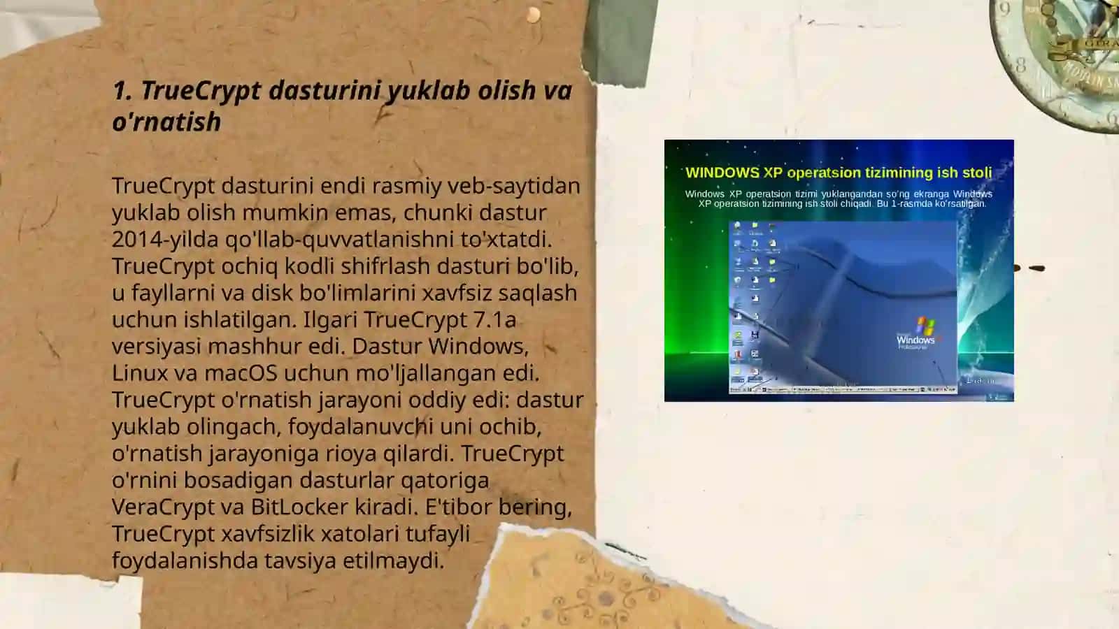 TrueCrypt dasturi yordamida ma’lumotlarni shifrlashni oʻrganish 3