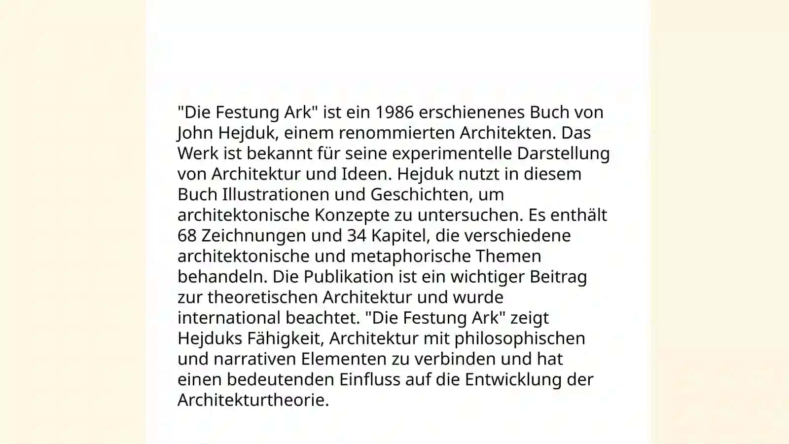 Die Festung Ark 3