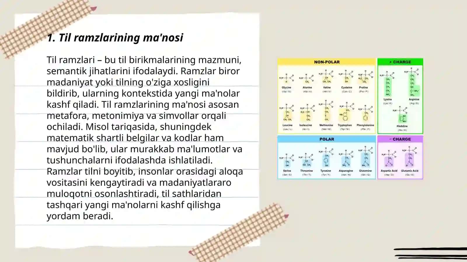 Til ramzlarning qismi tilning semiotik tabiati 3