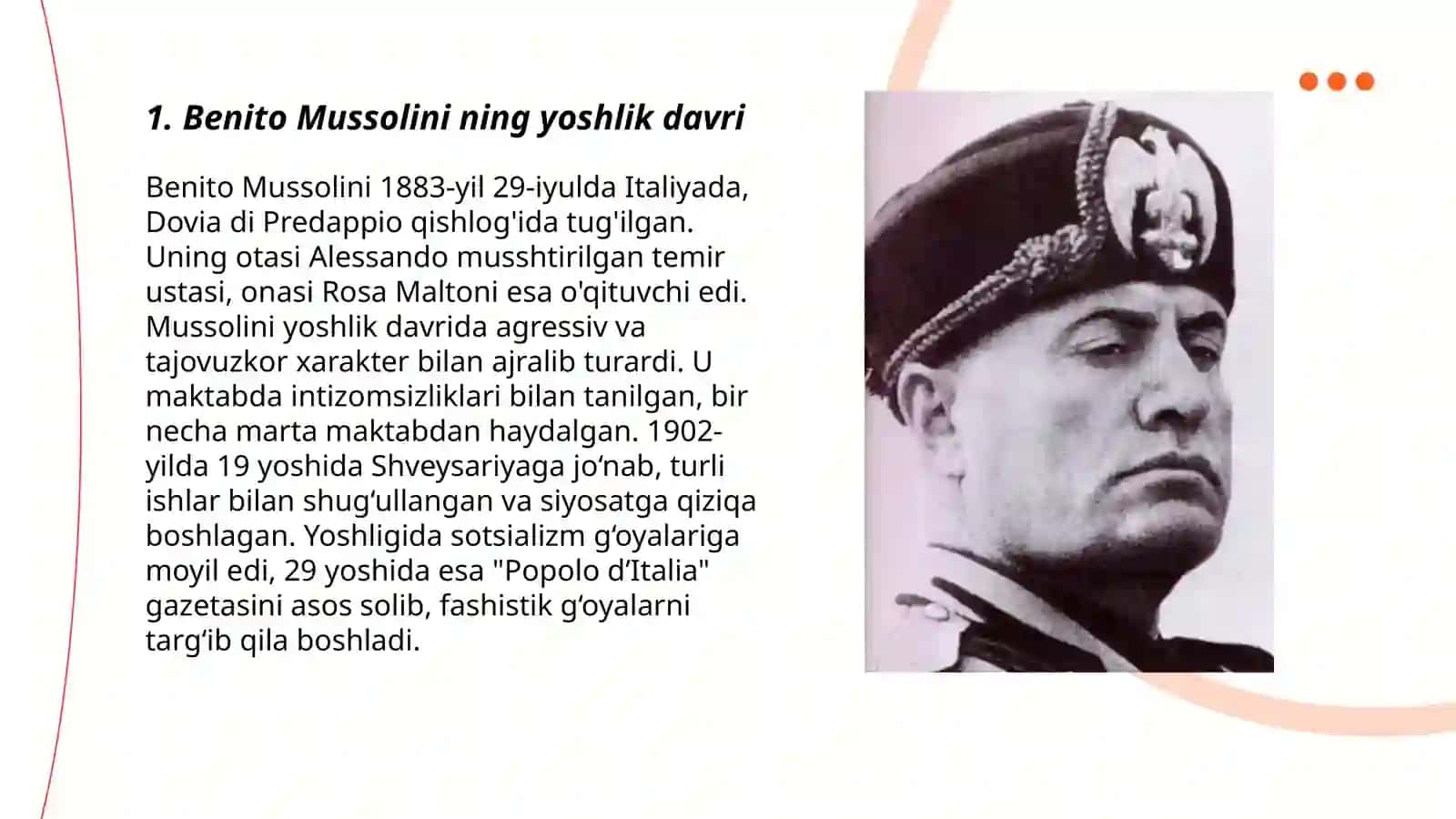 Benito Mussolini va uning faoliyati 3