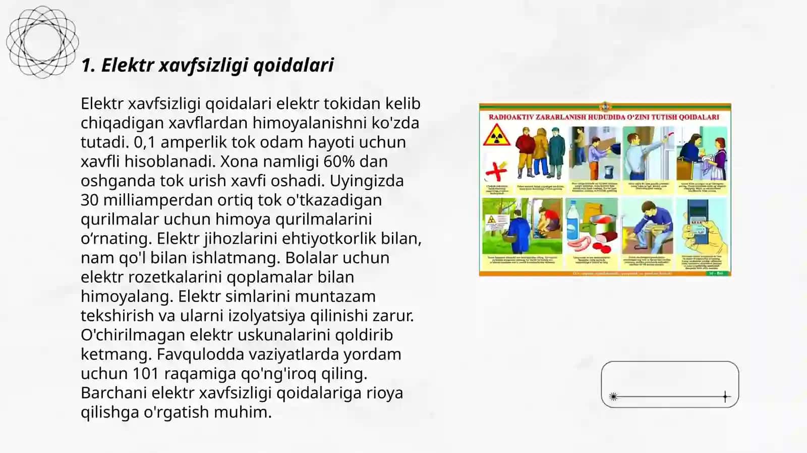 Maishiy xizmat koʻrsatish texnikasini boshqarish va himoyalashda xavfsizlik qoidalari 3