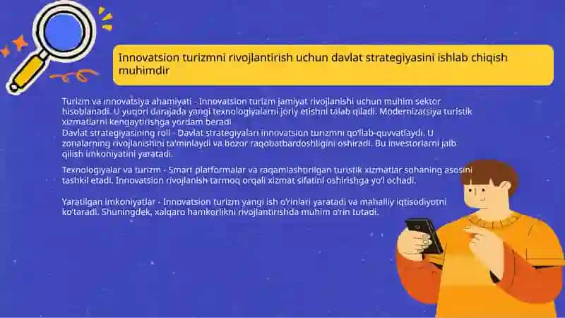 Turizmda Innovatsion faoliyatni boshqarishni davlat siyosati 3
