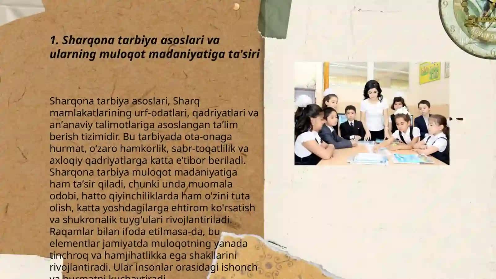 Sharqona tarbiya va muosharat odobining muloqotga ta'siri 3