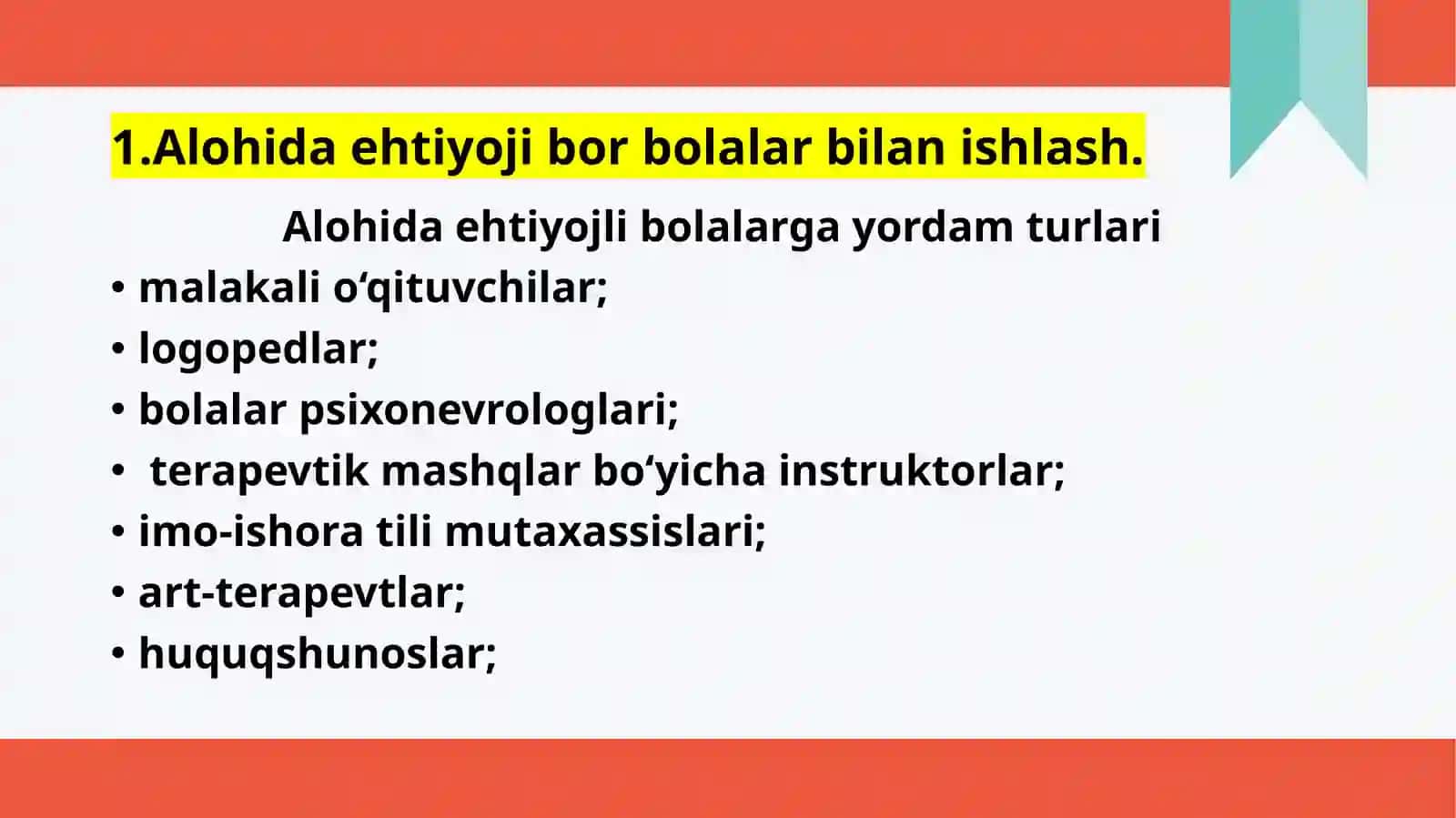 VOYAGA YETMAGANLAR UCHUN IJTIMOIY-MOSLASHUV MARKAZLARI 3