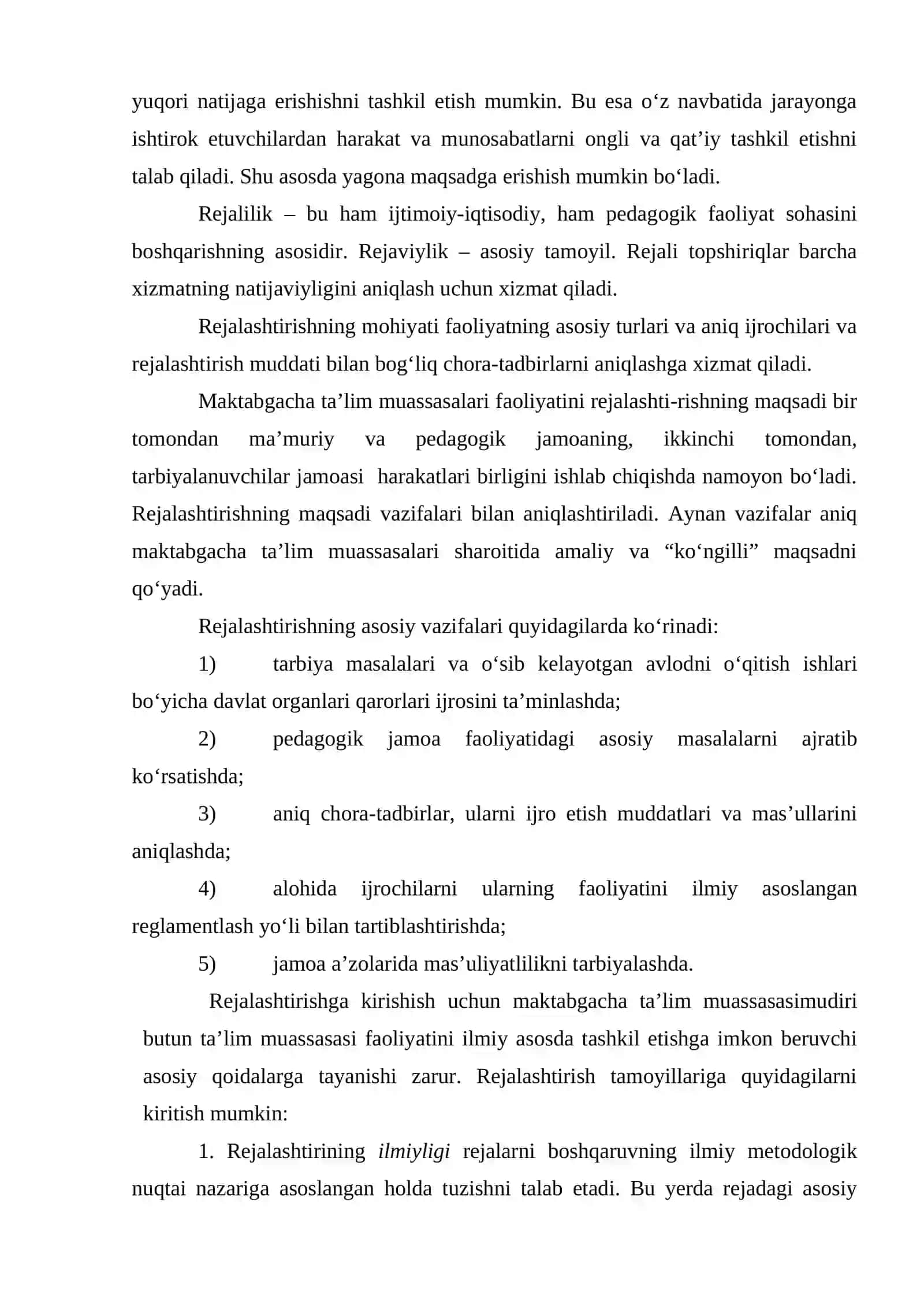Maktabgacha ta'lim to'g'risidagi Nizom 3