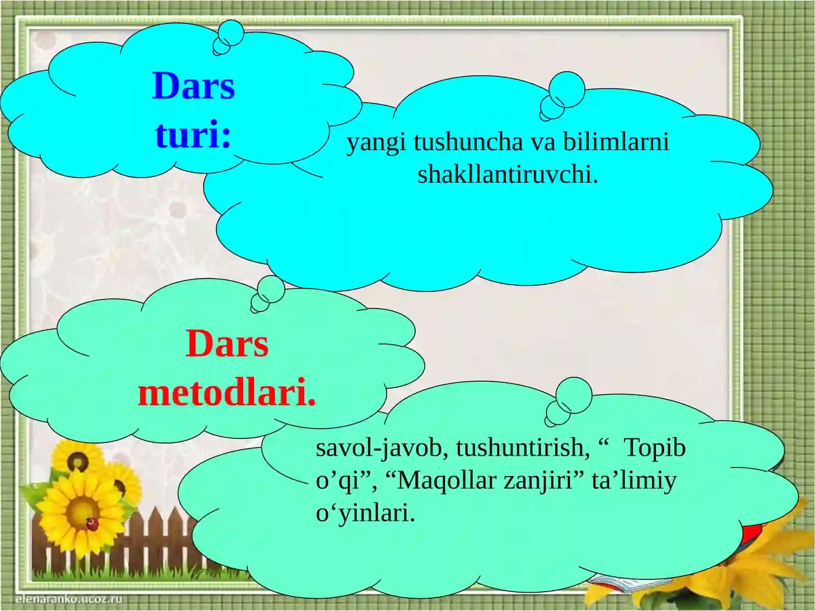 O`qish darsi3-sinf 3