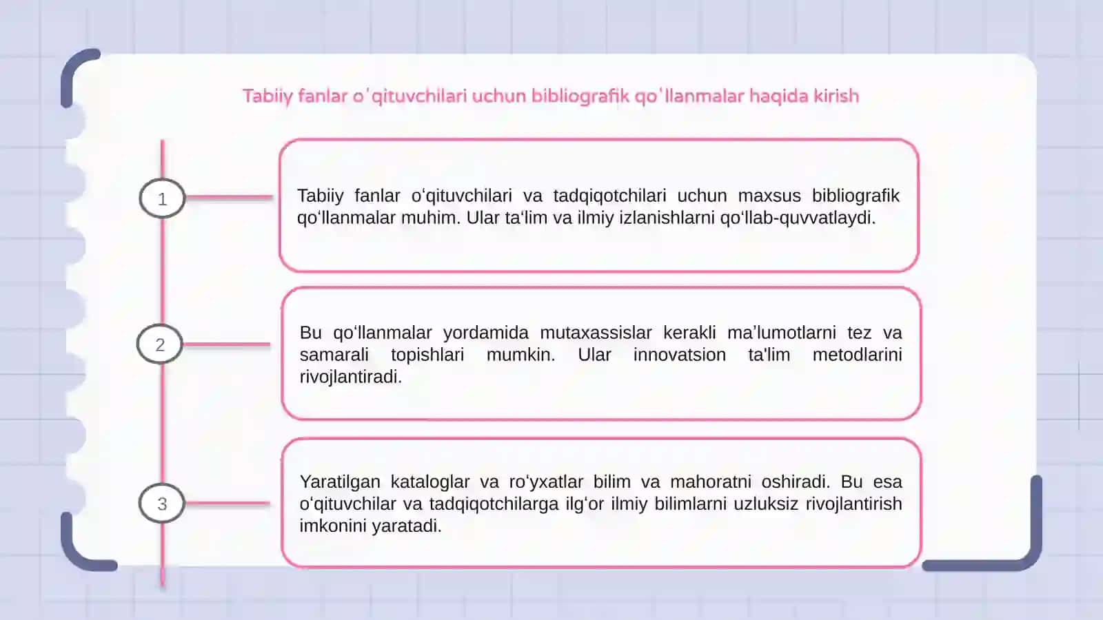 Tabiiy fanlar uchun bibliografik qoʻllanmalar 3