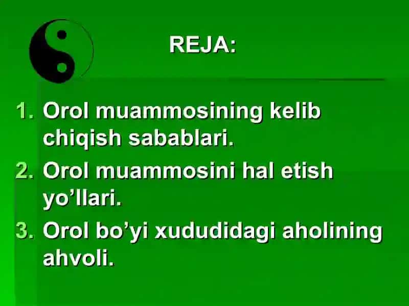 OROL DENGIZI QURISHI OQIBATIDA VUJUDGA KELGAN EKOLOGIK MUAMMOLAR 3