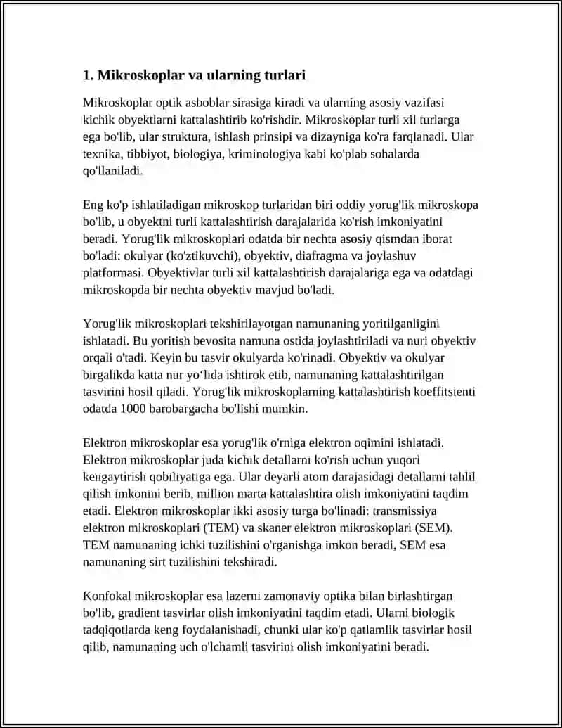 Mikroskoplar va ularning turlari 3