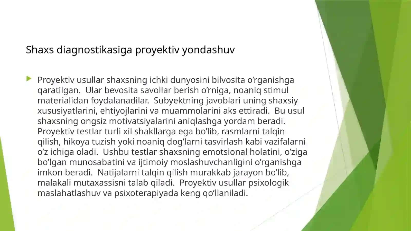 Shaxslararo munosabatlar psixodiagnostikasi 3