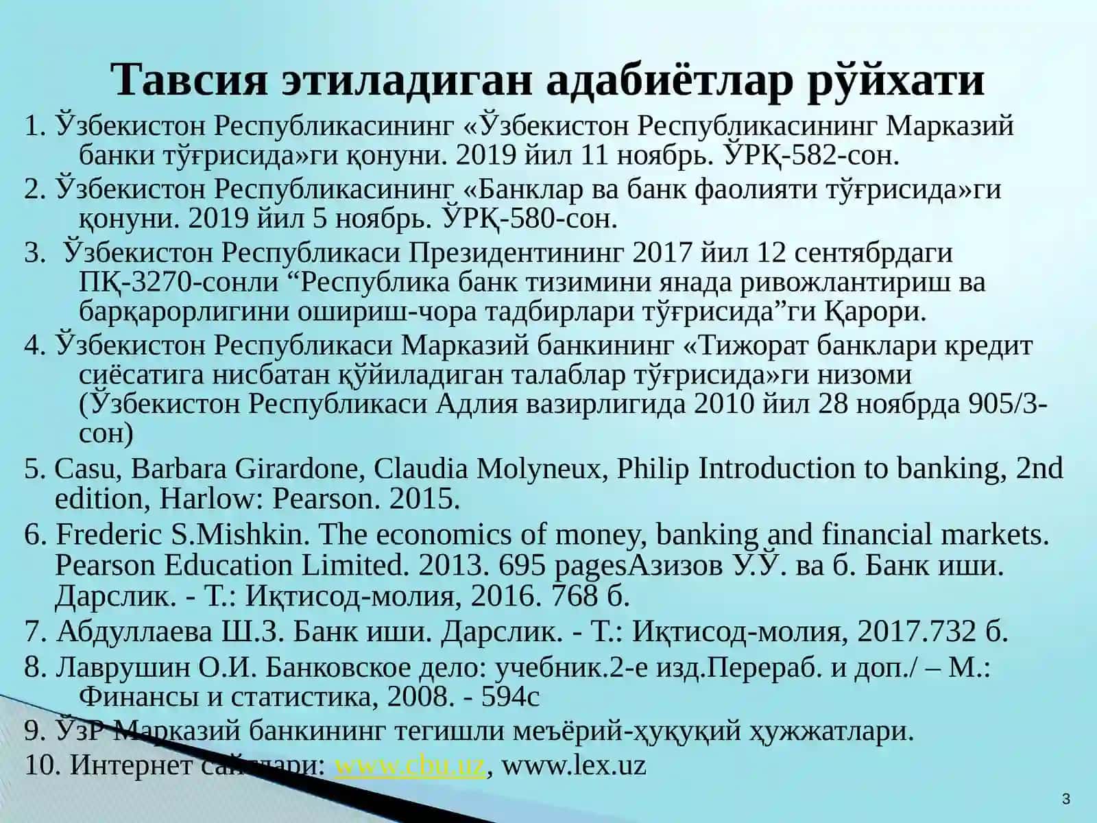 Кредитнинг қайтарилишини таъминлаш ва унинг шакллари 3