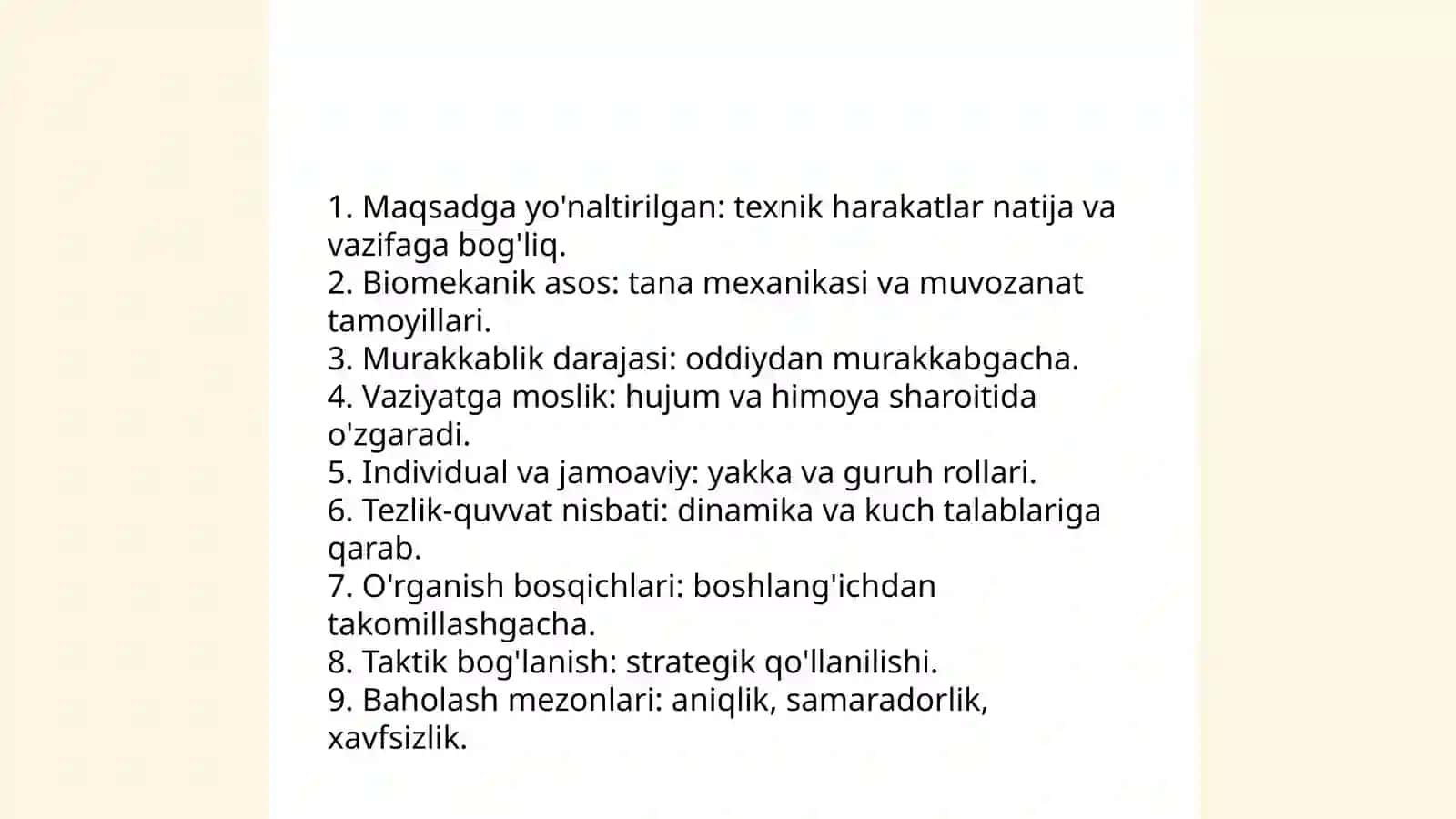Gandiboy oyini texnikasi tasnifi 3