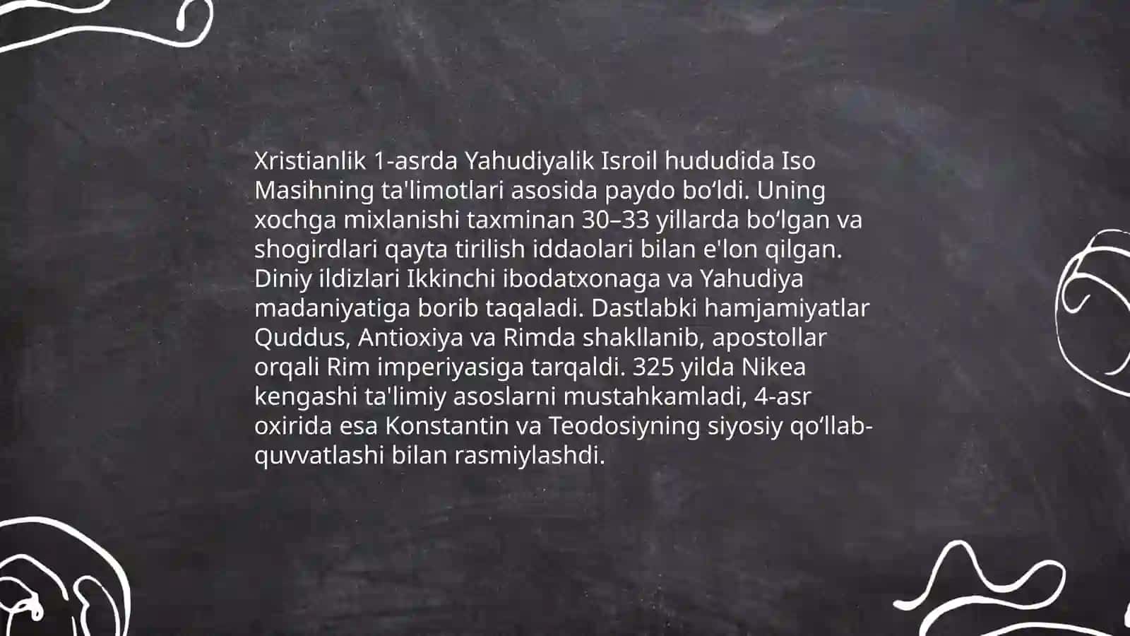Xristiyanlk dini tarixi va gʻoyalari 3