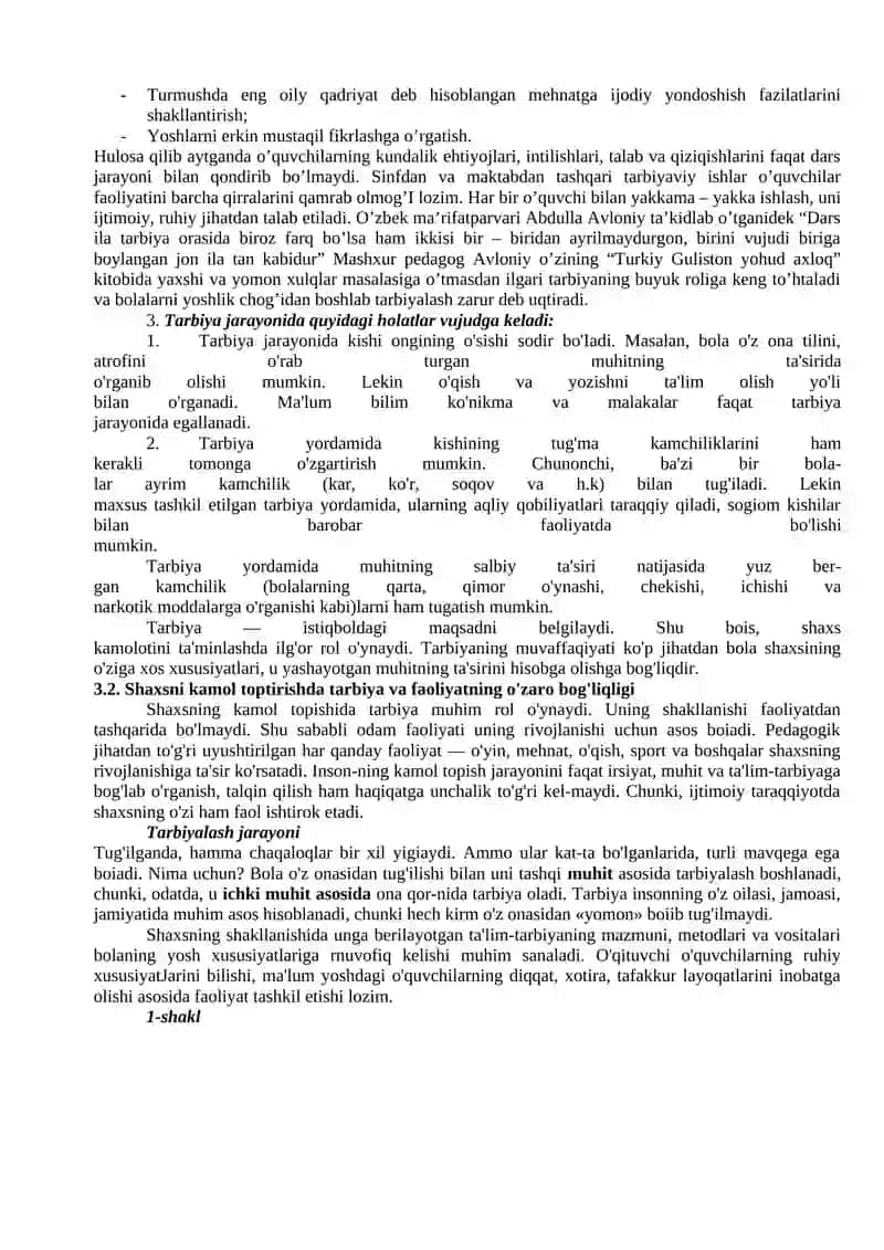 Tarbiyaviy ishlar metodikasi 3