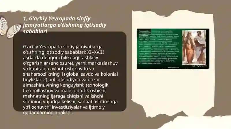 Gʻarb davlatlarida ilk sinfiy jamiyatlar paydo bulishi patrixal tartiblar 3