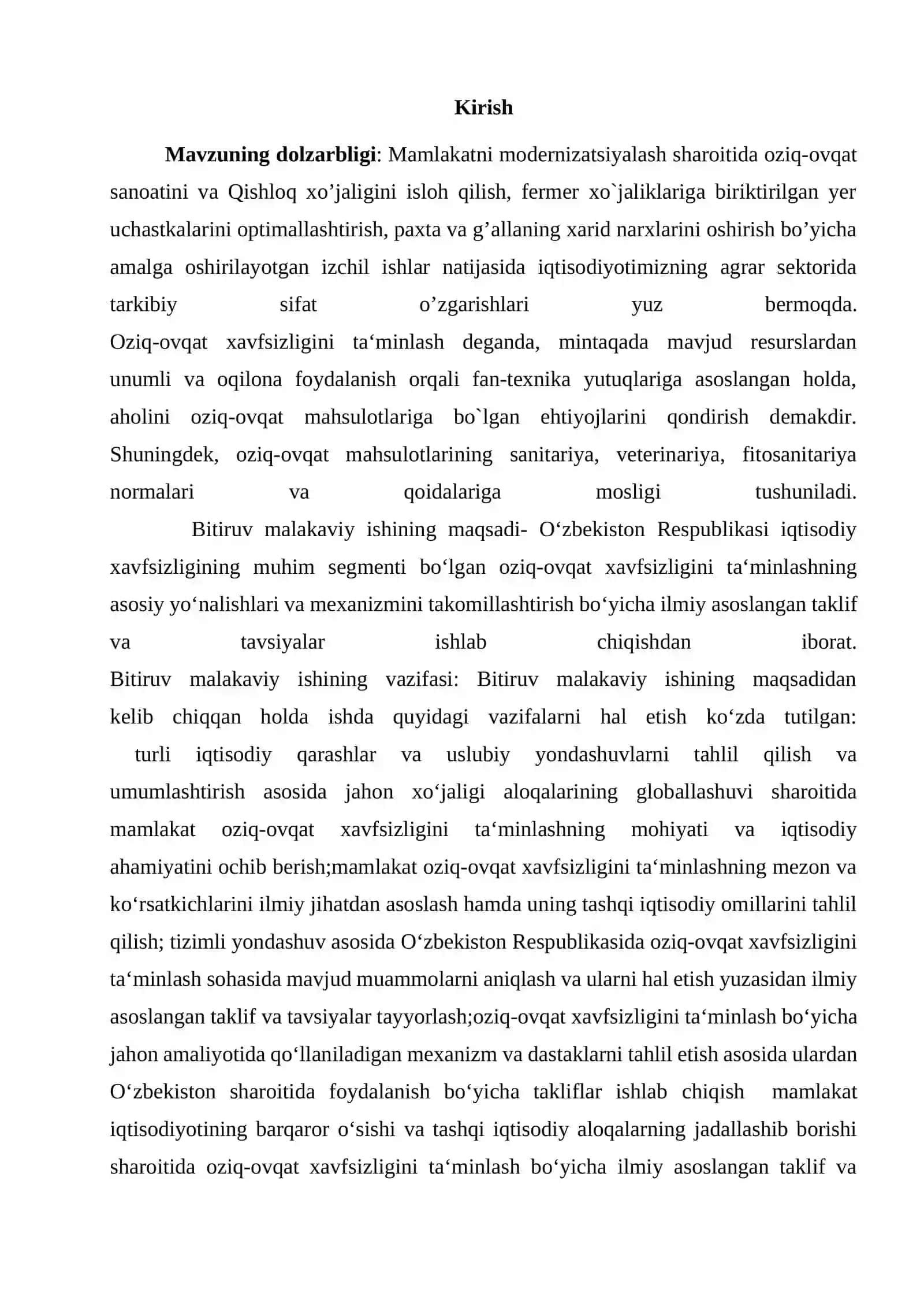 Oʻzbekiston oziq-ovqat sanoati tarkibi va hududiy rivojlanishi 3