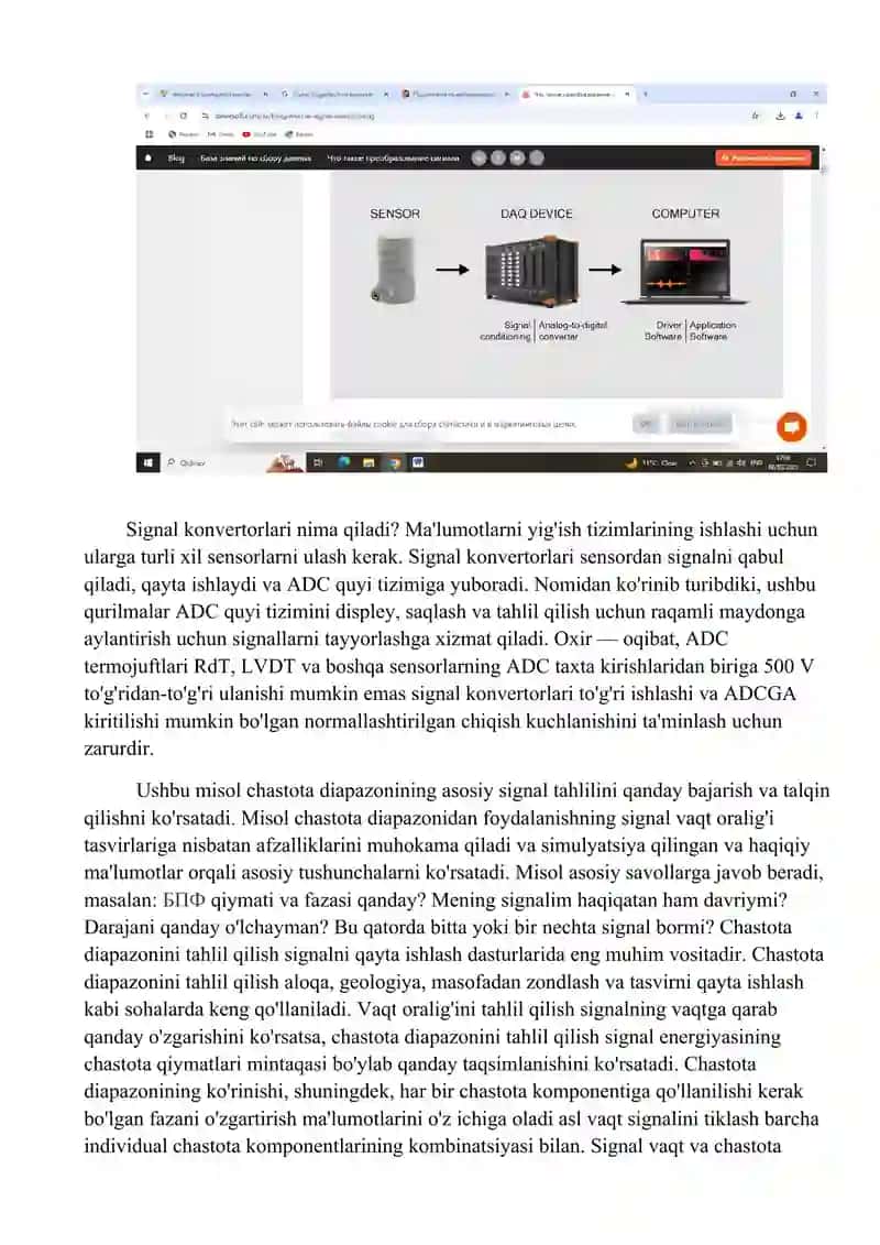 Signal o‘zgartkich va kuchaytirgichlarini MATLABda tadqiqi 3
