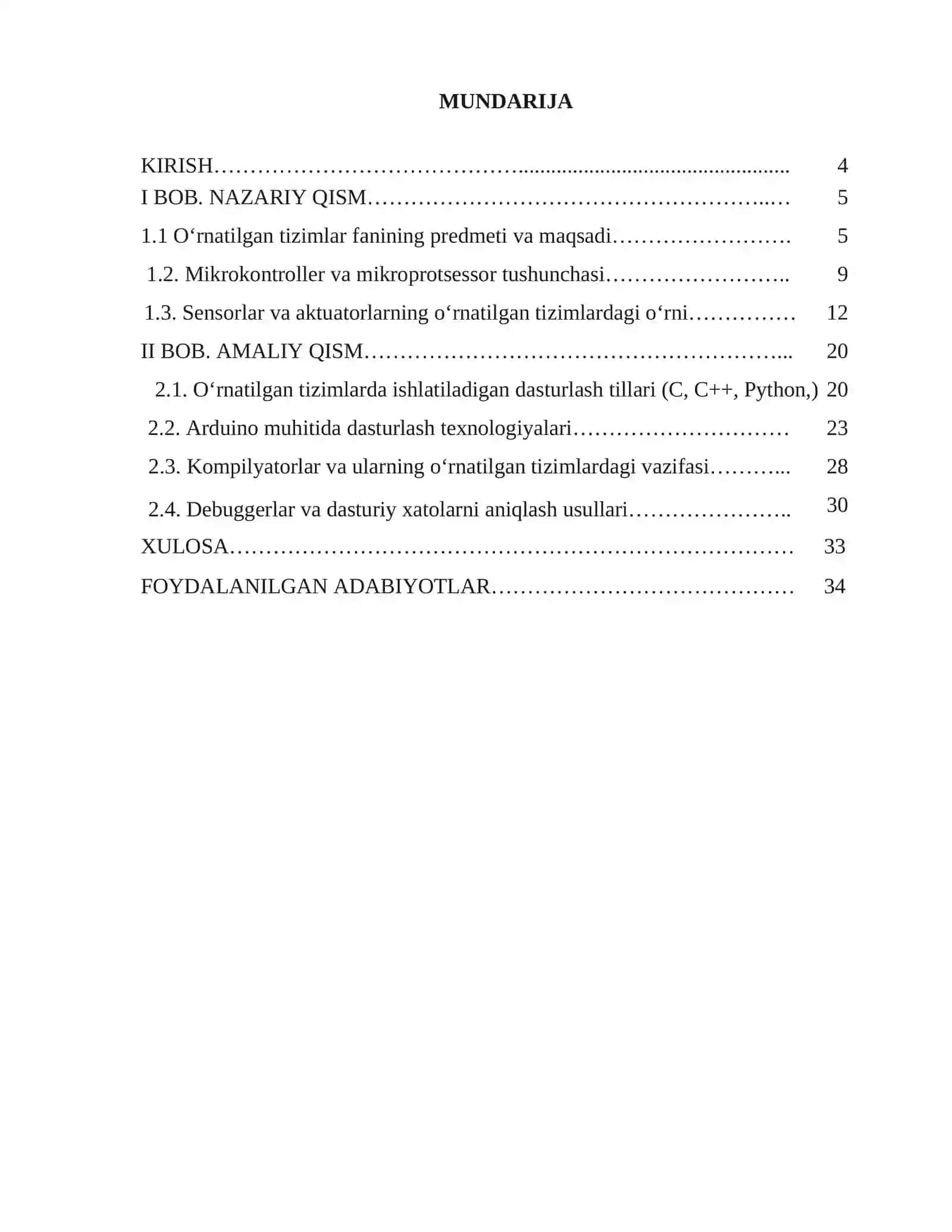 Kompyuter injiniringi kurs ishi 3