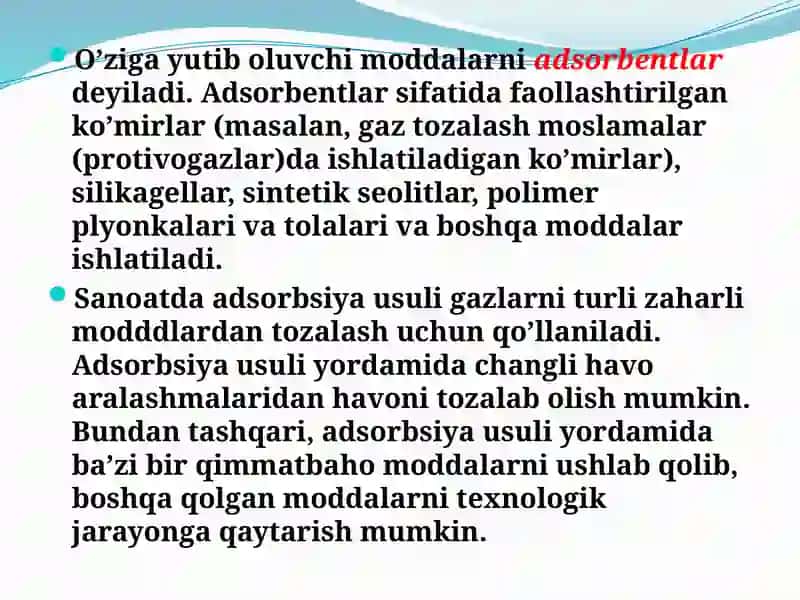 ATMOSFERAHAVOSINI ZAHARLI GAZLARDANTOZALASH USULLARI 3