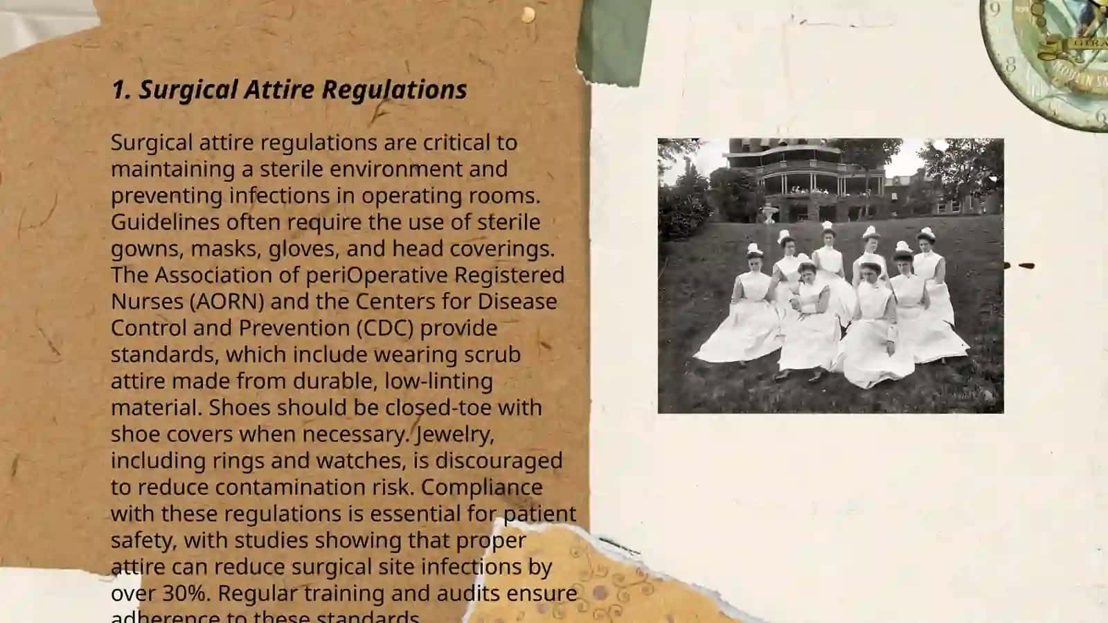 Surgical Attire Regulations 3