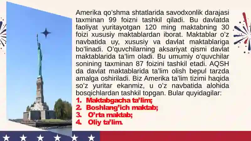 AQSH ta’lim tizimi 3