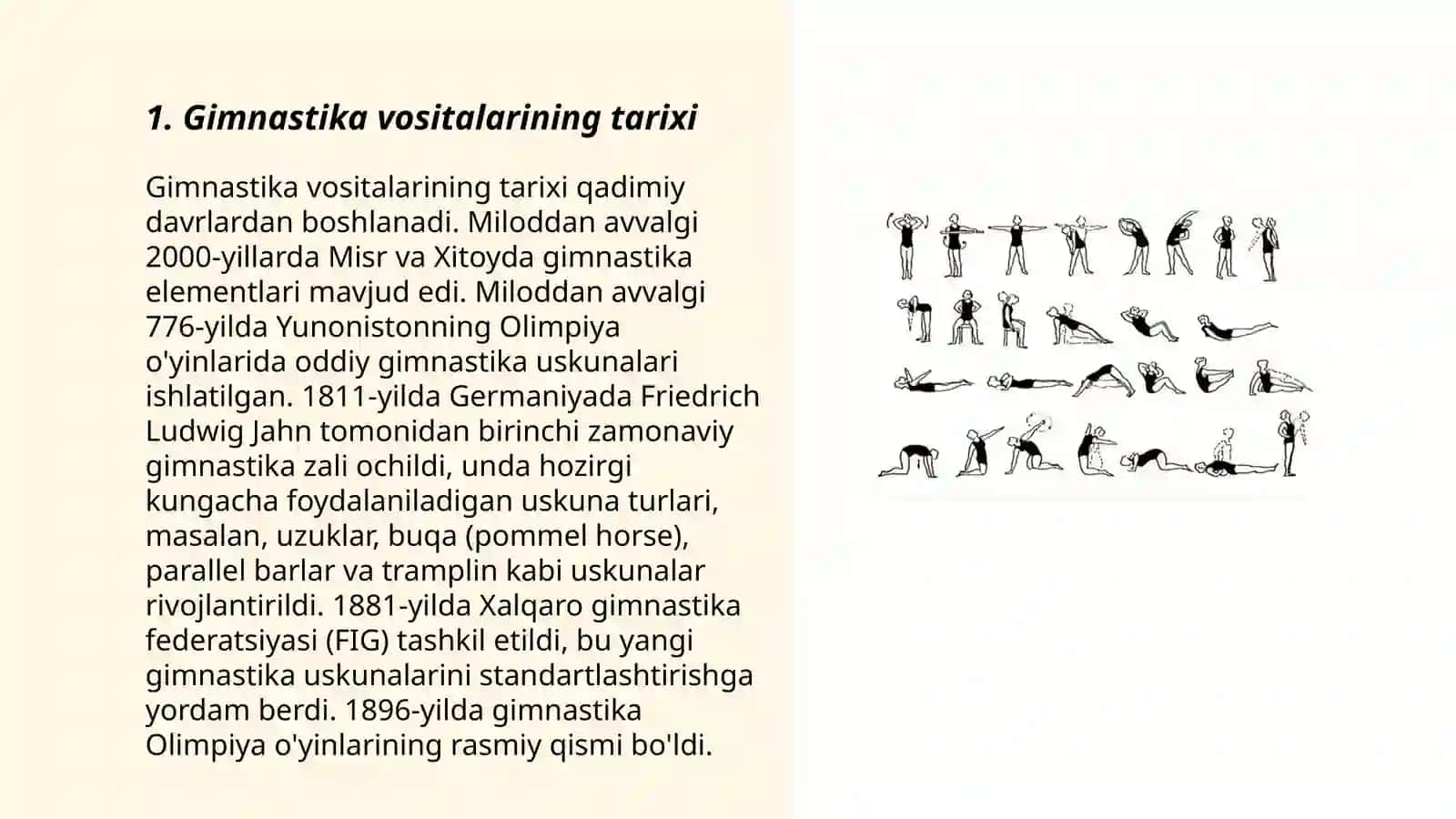 Gimnastika vositalariga tavsif 3