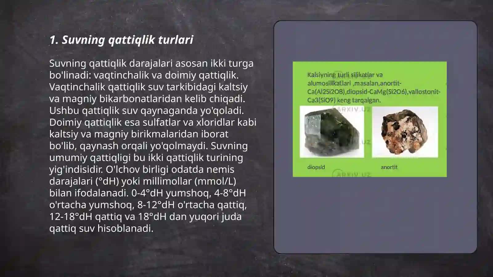 Suvning qattiqligi va uni yumshatish usullari 3