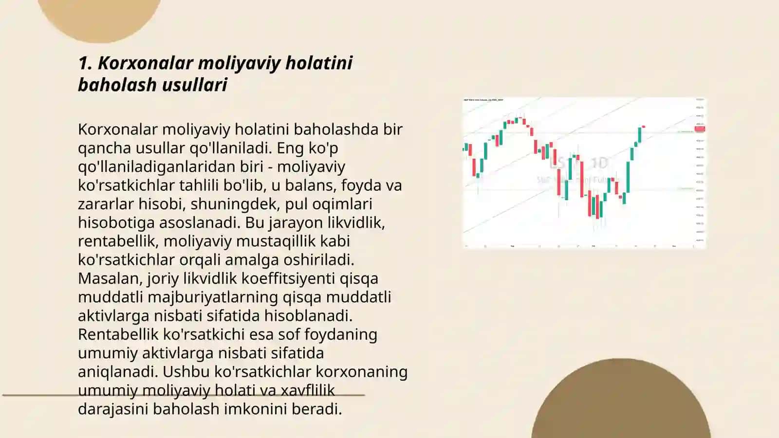 Korxonalar moliyaviy holatini reyting baholash va tahlil qilish 3