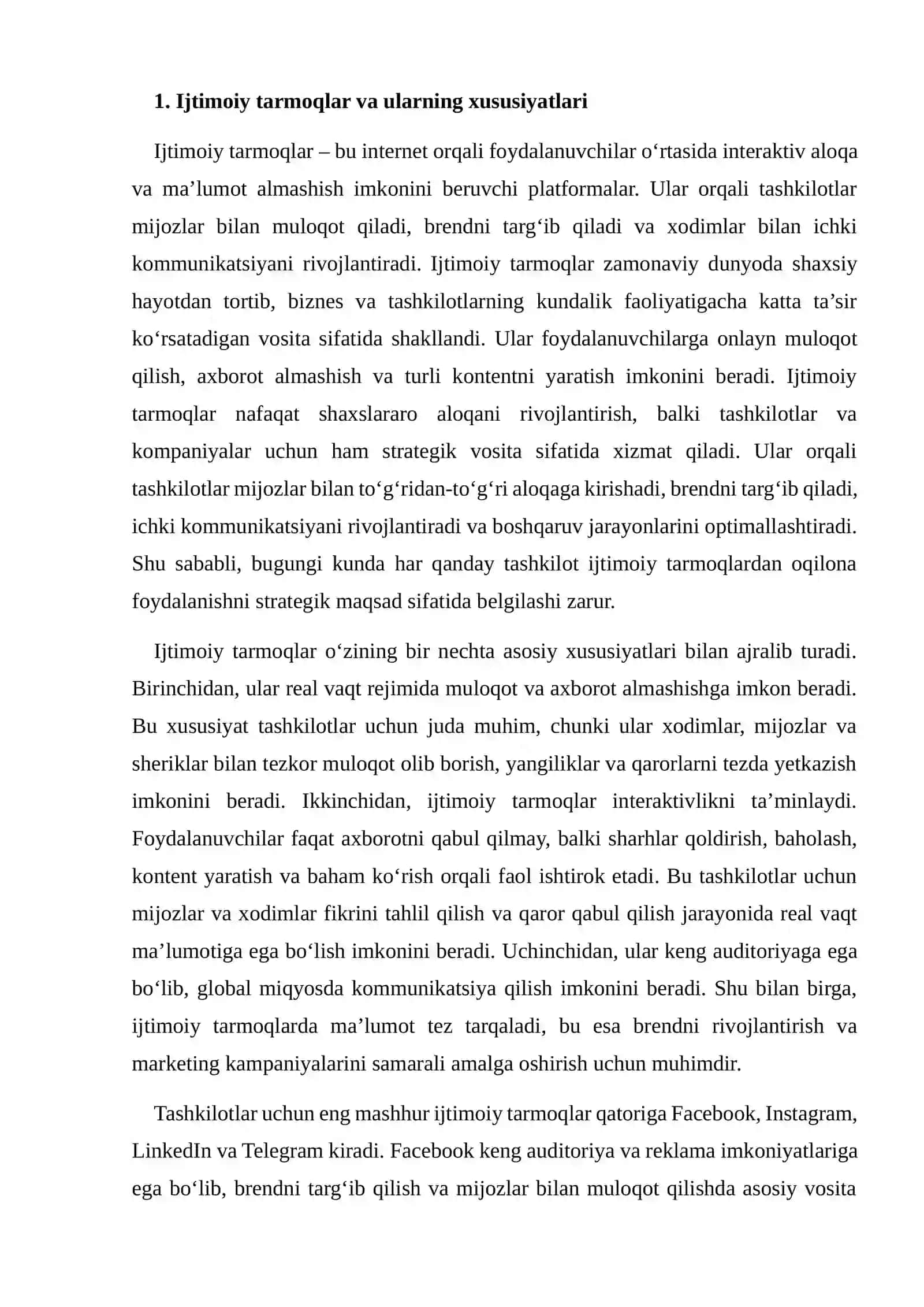 TASHKILOTLARDA IJTIMOIY TARMOQLARNING BOSHQARUVGA TASIRI 3