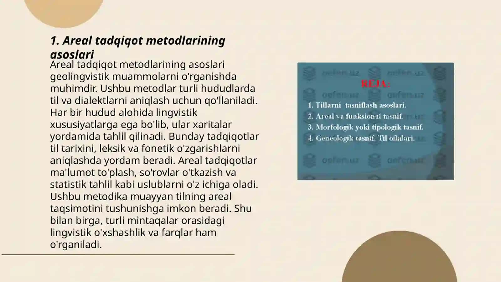 Areal tadqiqod metodlari 3