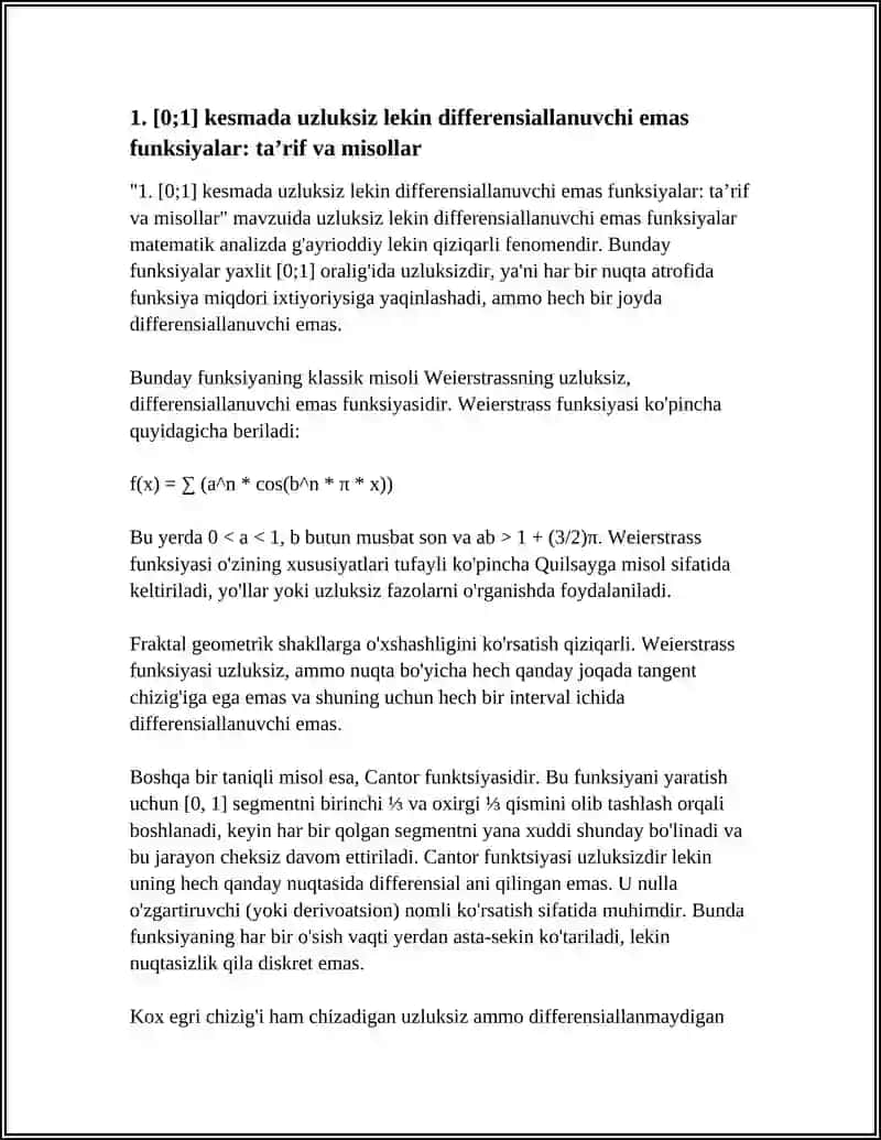 KESMADA UZLUKSIZ LEKIN DIFFERENSIALLANMAYDIGAN FUNKSIYALAR 3
