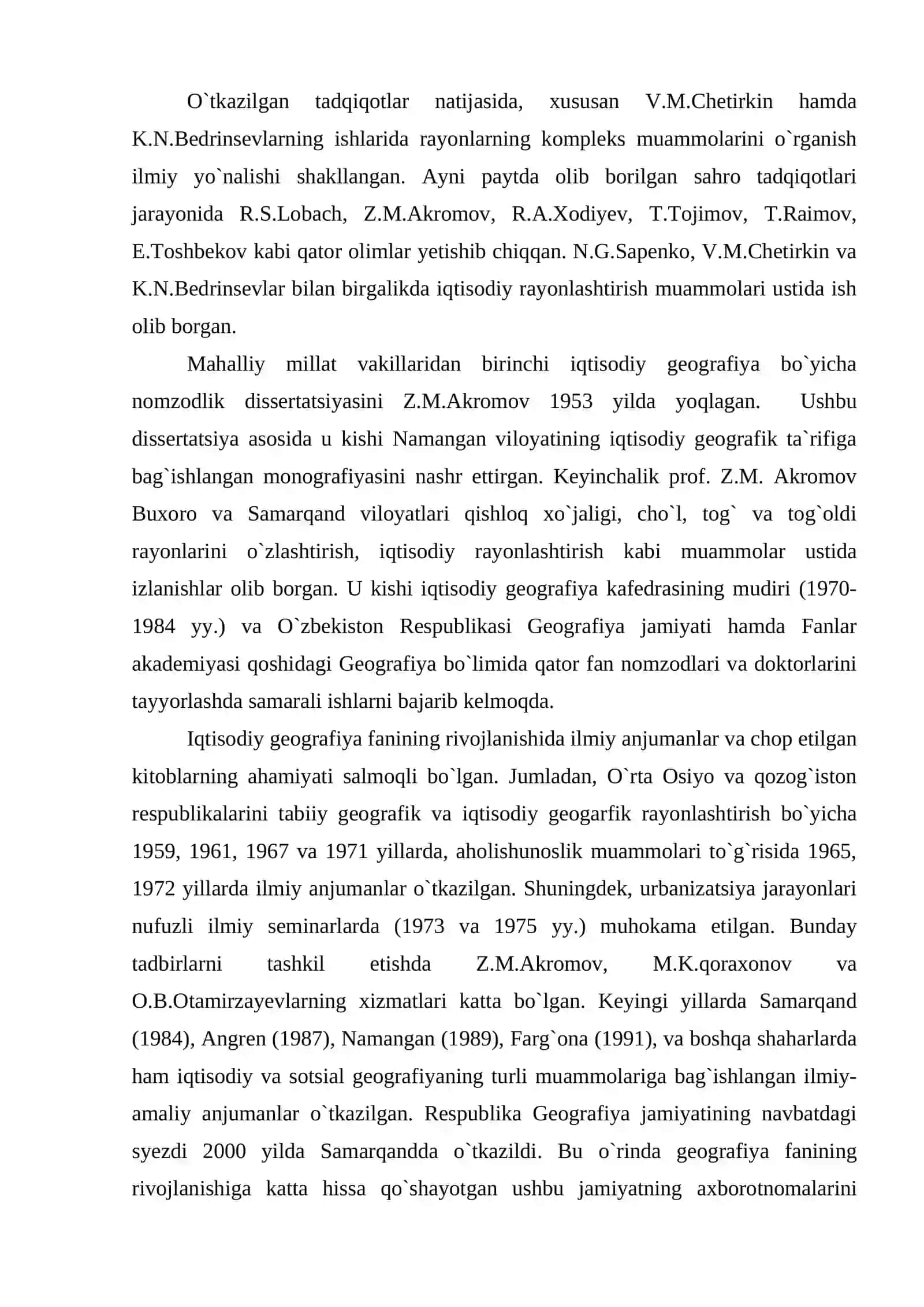 O`zbekistonda iqtisodiy va sotsial geografiya fanining rivojlanishi 3