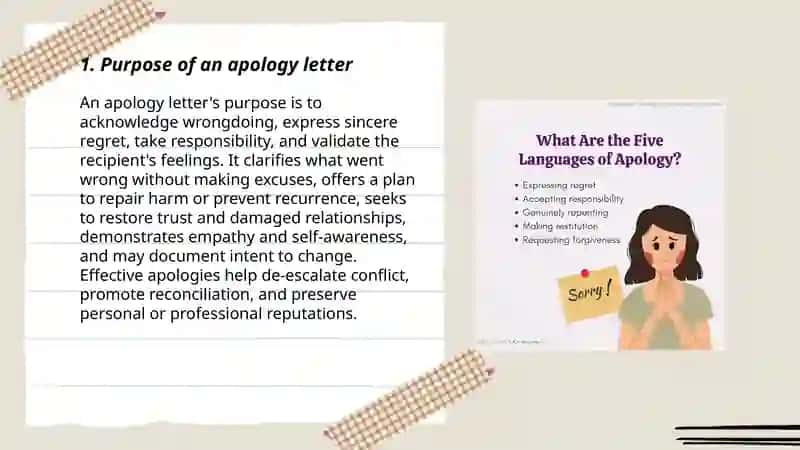 Apology letter 3