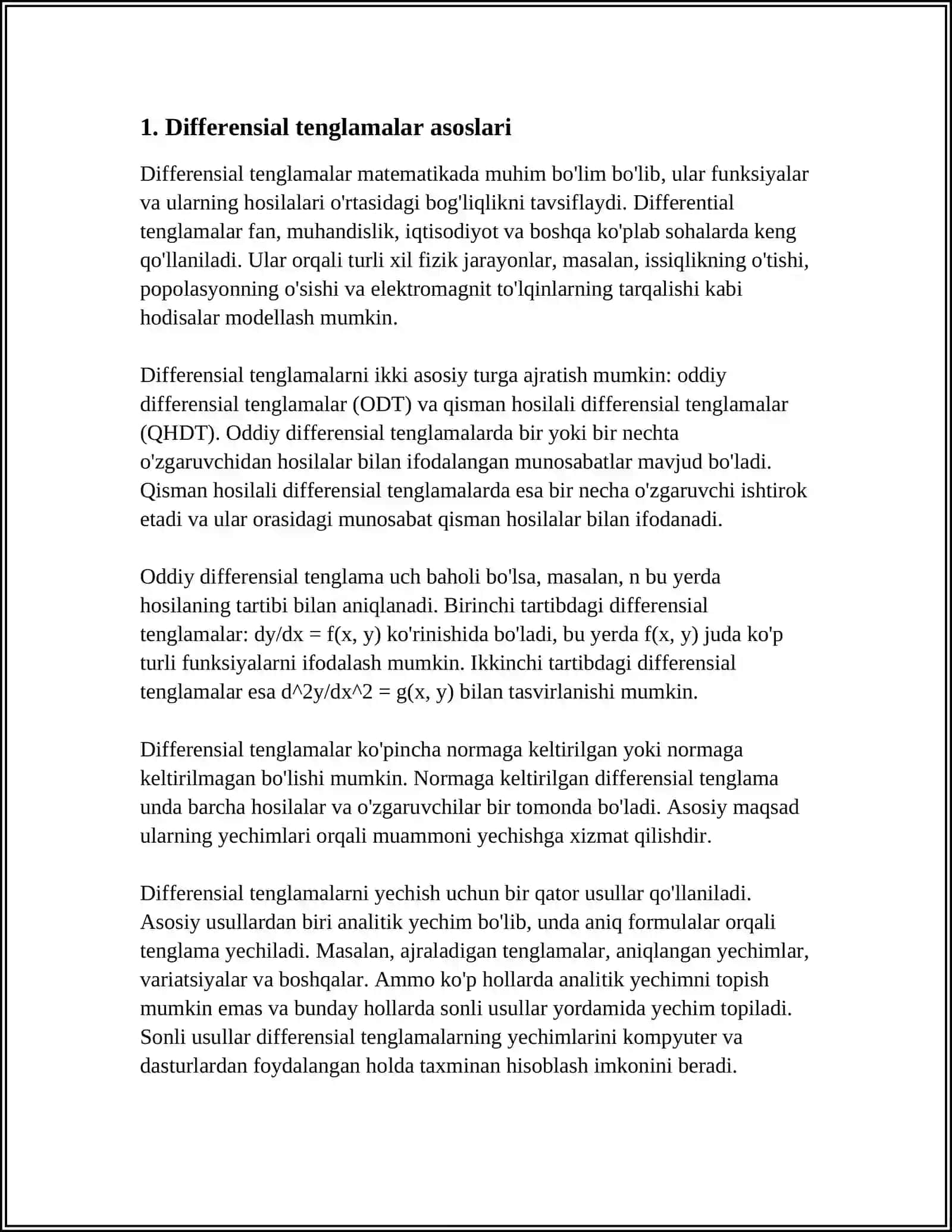 MOLIYAVIY TAHLILDA DIFFERENSIAL HISOB TATBIQLARI 3