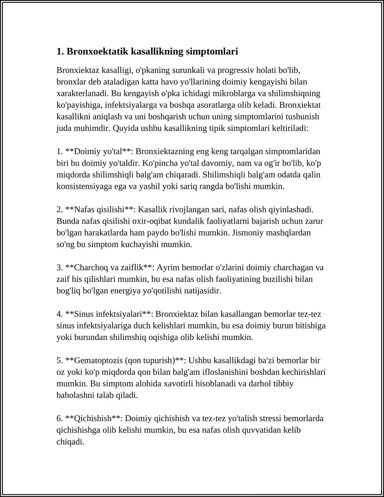 BRONXOEKTATIK KASALLIK DIAGNOSTIKASI 3