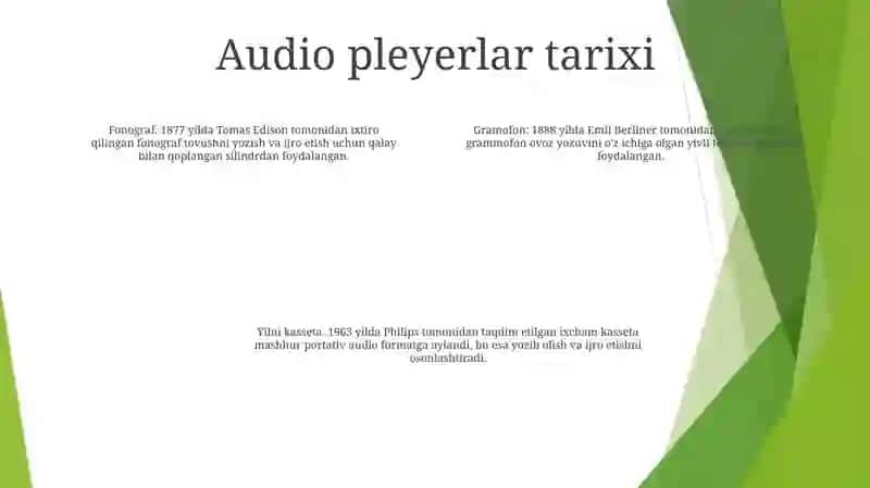 Audio Pleyrlar 3