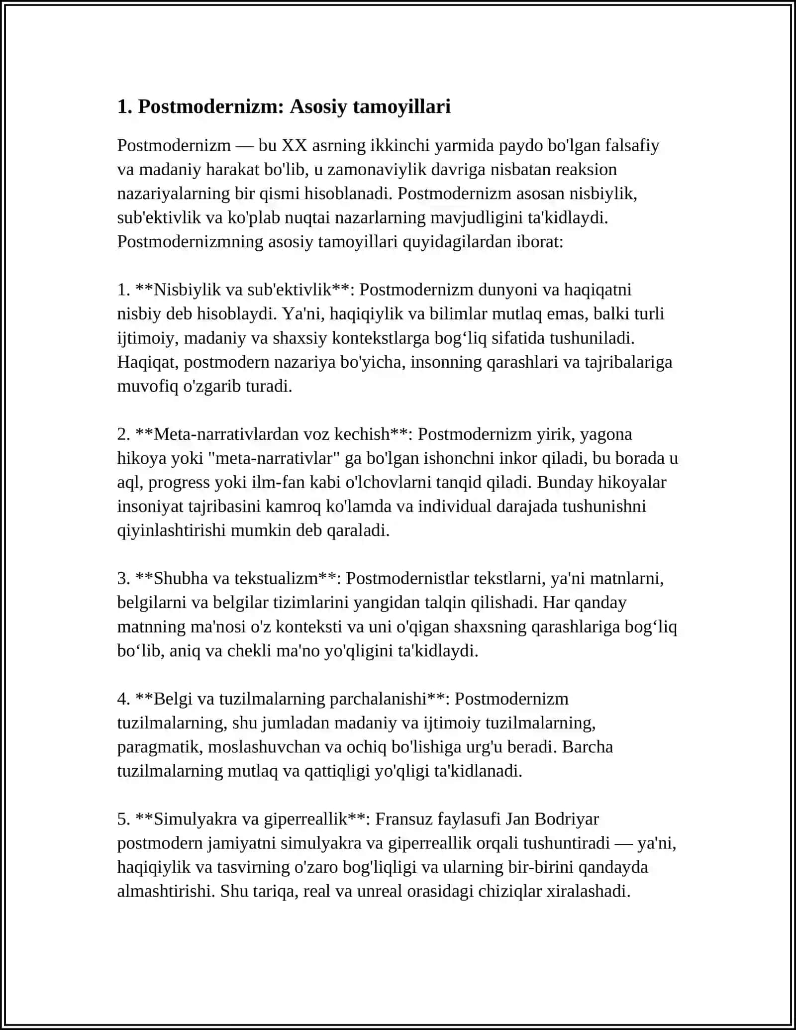 POSTMODERNIZM 3