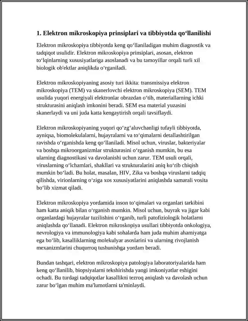 ELEKTRON MIKROSKOPIYA USULLARINI TIBBIYOTDA AHAMIYATI 3
